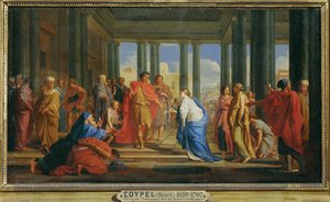 Trajan donnant des audiences publiques - El emperador Trajano durante una audiencia pública ...