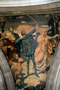 Robin Hood y su amante Mariam de Noel Denholm Davies