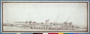 El Castillo de Vincennes, con chimeneas humeantes