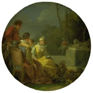 Figuras en un parque