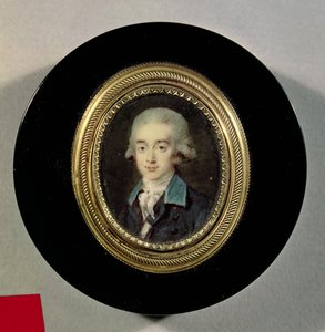 Retrato en miniatura del Conde Hans Axel von Fersen (1755-1810)