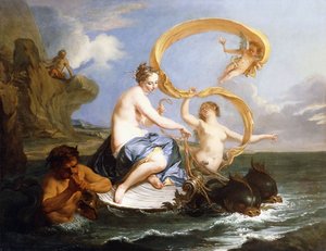 El triunfo de Galatea, c.1727 de Noel Nicholas Coypel