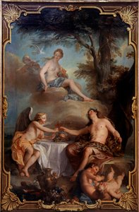 Venus, Baco y Amor de Noel Nicholas Coypel