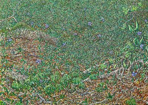 Enzilbett, 2023 (óleo sobre lino) de Noel Paine