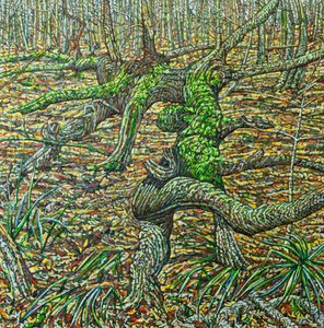 Herbst Tors, 2023 (óleo sobre lienzo) de Noel Paine