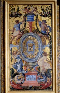 Panel decorativo del gabinete de la Marechale de La Meilleraye realizado por Noel Quillerier (1594-1669) de Noel Quillerier