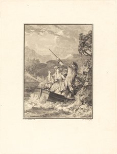 La barca de Noël Le Mire after Jean Michel Moreau
