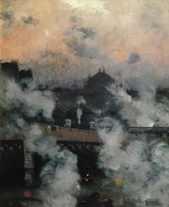 El puente de Europa por la noche