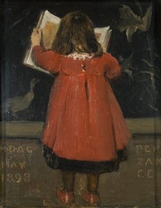 Retrato de la hija del artista, Alethea Garstin
