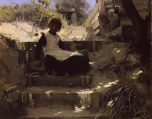 La hija del jardinero de Norman Garstin