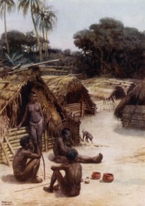 Un pueblo en Santo, Nuevas Hébridas de Norman Hardy