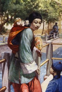 China: Niña y bebé de Norman Hardy