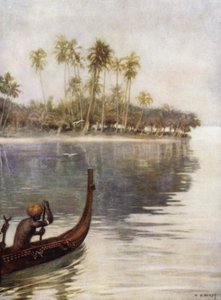 Temprano en la Mañana, Gavutu, Islas Salomón de Norman Hardy