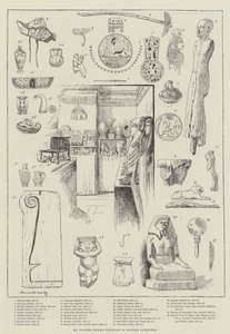 Exposición de antigüedades egipcias del Sr. Flinders Petrie de Norman Hardy