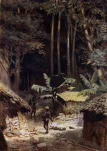 En el borde de un bosque primitivo, Islas Salomón de Norman Hardy