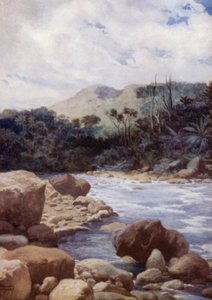 Los rápidos, río Williams, isla de Eromanga, Nuevas Hébridas de Norman Hardy