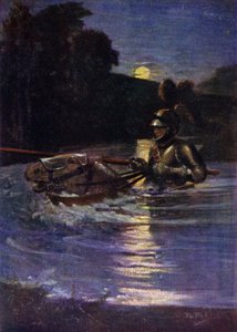 La cabalgata de William Deloraine (litografía en color)