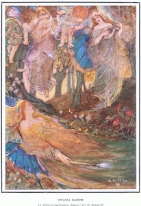 Titania duerme (El sueño de una noche de verano) de Norman Mills Price