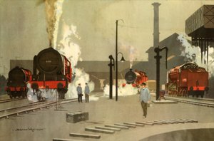 Cobertizos de motores de Camden Town de Norman Wilkinson