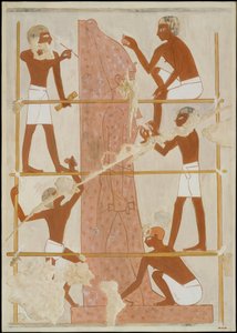 Escultores trabajando, Tumba de Rekhmire de Norman de Garis Davies