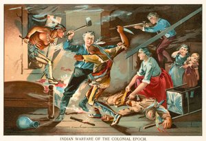 Guerra india de la época colonial de North American