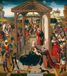 La adoración de los magos de North Netherlandish 15th Century