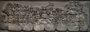 Escultura mural: Reuniones celestiales de Budas y Bodhisattvas, Handan, provincia de Hebei, 550-577