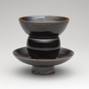 Copa y soporte de copa, dinastía Song del Norte de Northern Song Dynasty Chinese School