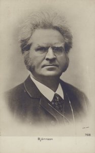 Bjornstjerne Bjornson (1832-1910), escritor noruego ganador del Premio Nobel