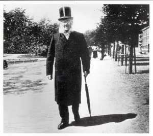 Henrik Ibsen (1828-1906) en Oslo, 1896