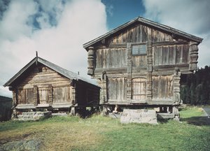 Casas de campesinos, construidas c.1712