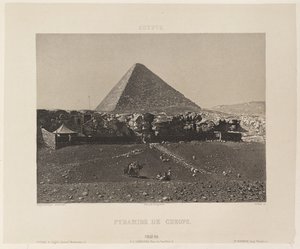 Egipto. Pirámide de Keops de Nöel Marie Paymal Lerebours
