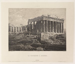Grecia. El Partenón de Atenas de Nöel Marie Paymal Lerebours