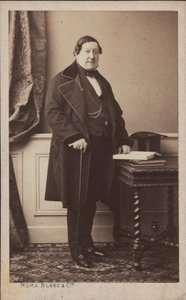 Retrato del compositor Gioachino Antonio Rossini 1792-1868 de Numa Blanc