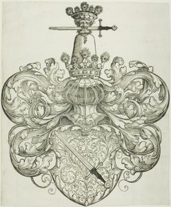 Las armas de la familia Kress von Kressenstein de Nuremberg School