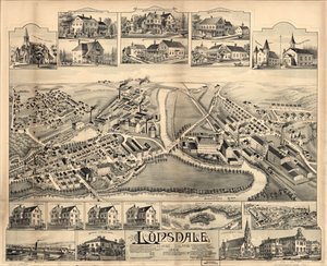 Lonsdale, Rhode Island, 1888. de O.H. Bailey and Co.