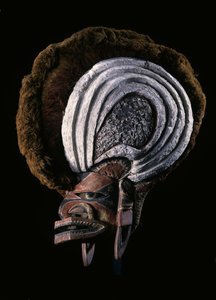 Máscara de casco (tatanua), Nueva Irlanda del Norte, Papúa Nueva Guinea de Oceanic Oceanic