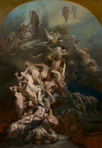 Cielo e Infierno, c. 1850 de Octave Tassaert
