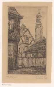 Vista de la ciudad con la torre de Weimar
Alt Weimar (título en el objeto) de Octavia Cornelia Suzanna Hofstede de Groot (signed by artist)