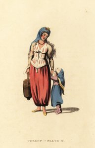 Mujer griega con su hija, Isla de Mármara de Octavian (after) Dalvimart