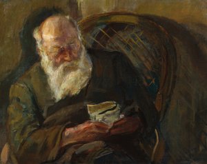 Christian Krohg, hacia 1920 (pintura) de Oda Krohg