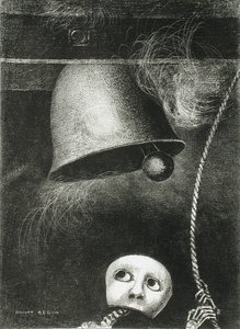 Una máscara suena la campana de la muerte. Serie: Para Edgar Poe