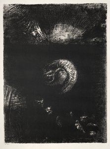 Y surgen todo tipo de criaturas espantosas de Odilon Redon