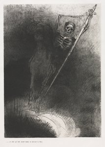 Y el Nombre del que Estaba Sentado en Él Era Muerte de Odilon Redon