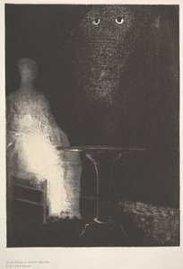 Abajo, vi los contornos vaporosos de una forma humana, 1896