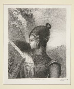 Br?nnhilde, frontispicio de La Revue Wagnerienne de Odilon Redon