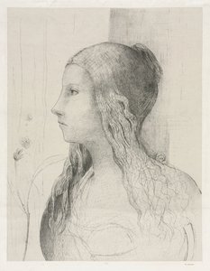 Brünhilde en El ocaso de los dioses, 1894 de Odilon Redon