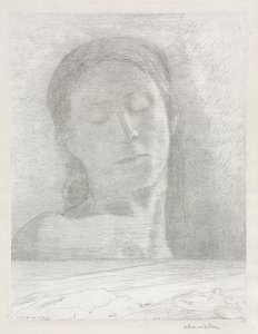 Ojos Cerrados de Odilon Redon