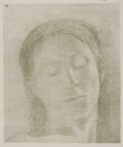 Ojos Cerrados de Odilon Redon