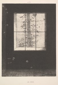 Día Le Jour, de la serie, Dreams Songes, placa VI, 1891 de Odilon Redon